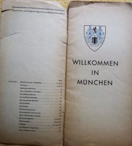 München térkép és útikalauz 1933