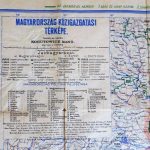 Magyarország Közigazgatási régi Térkép 1900-as évek