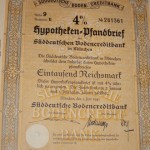 Hypotheken Pfandbrief 1000 Reichsmark 1941