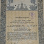 Járadékkölcsön 1915 100 korona