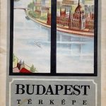 Budapest régi térkép 1958