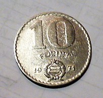 10 Forint 1971 érme