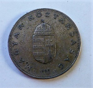 100 forint fémpénz 1995 Magyar Népköztársaság