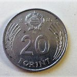 20 forint fémpénz 1999 Magyar Népköztársaság