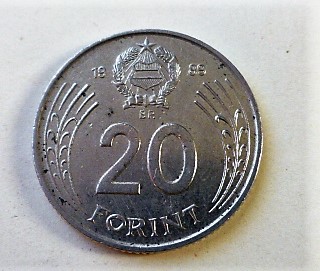 20 forint fémpénz 1999 Magyar Népköztársaság