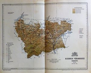 Szeben Vármegye Térkép 1897