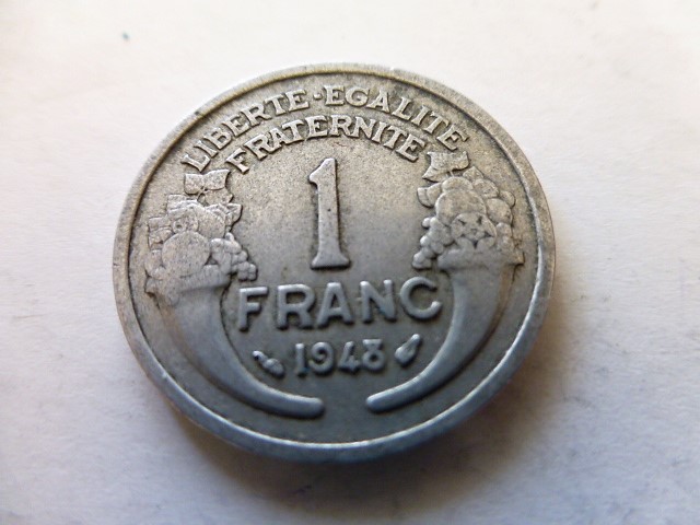 1 Franc fémpénz 1948 Franciaország