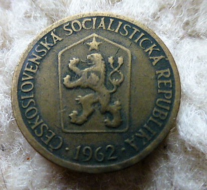 1 Korona 1962 fémpénz Csehszlovákia