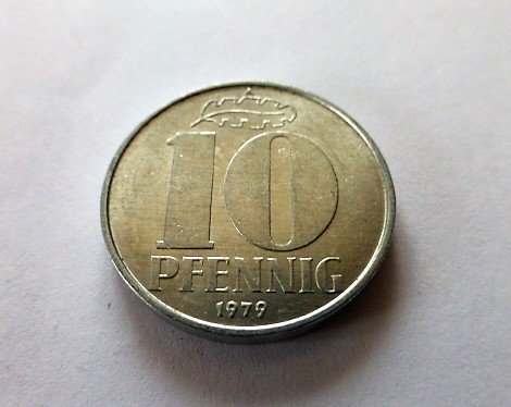 10 Pfennig 1979 DDR