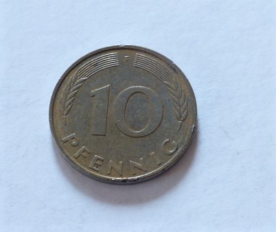 10 Pfennig 1993 fémpénz Németország