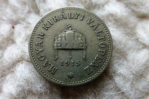 10 fillér 1915 Magyar Királyság fémpénz