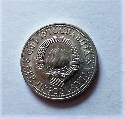 2 Dinár Jugoszlávia 1981 fémpénz