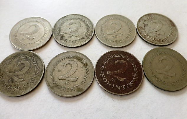 2 Forint fémpénz Kádár címer Magyar Népköztársaság