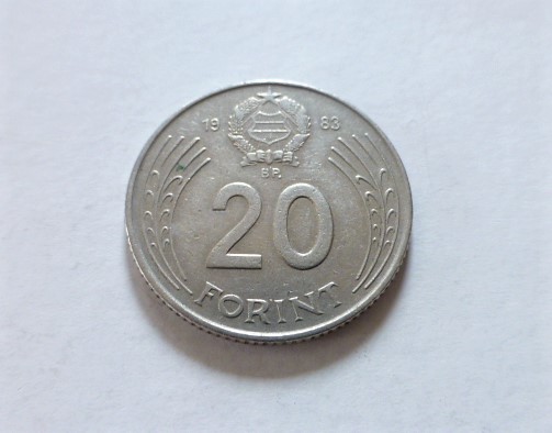 20 Forint 1983 fémpénz Magyar Népköztársaság