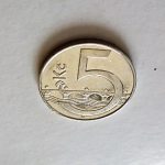 5 Korona Cseh Köztársaság fémpénz 2008