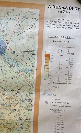 A Duna-Völgy és környéke kelet térkép 1947