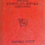 KISZ Kommunista Ifjúsági Szövetség tagkönyv