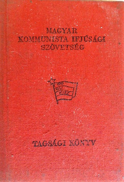 KISZ Kommunista Ifjúsági Szövetség tagkönyv