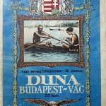 Budapest Vác vizi sporttérkép 1930-as évek