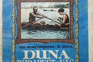 Budapest Vác vizi sporttérkép 1930-as évek
