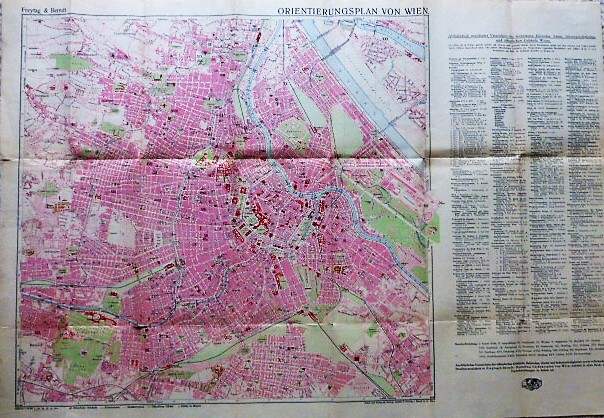 Bécs térkép 1940