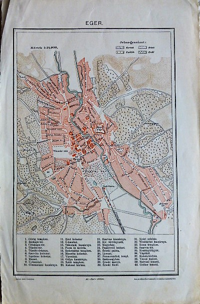 Eger térkép 1896 