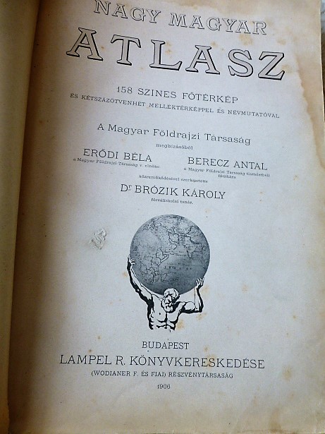 Nagy Magyar Atlasz 1906