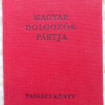 Magyar Dolgozók Pártja Tagsági Könyv 1953