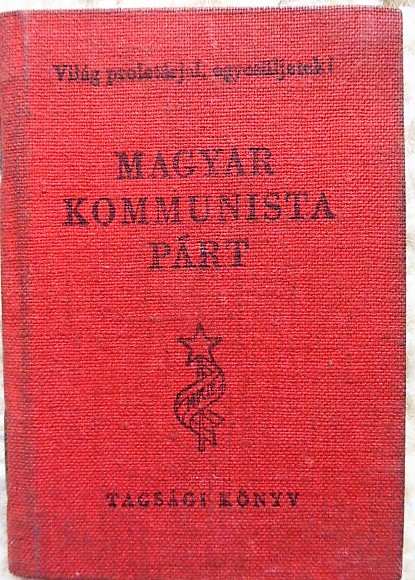 Magyar Kommunista Párt tagkönyv 1948