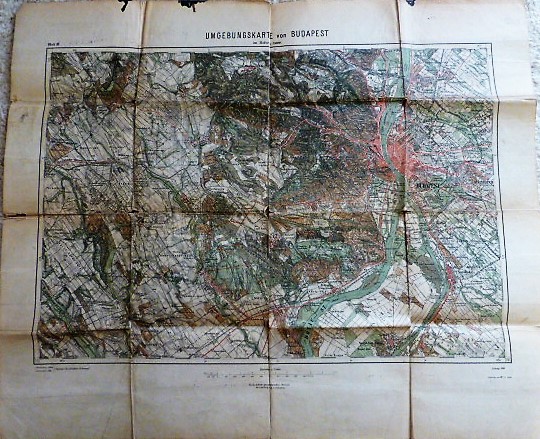 Budapest környéke térkép 1897