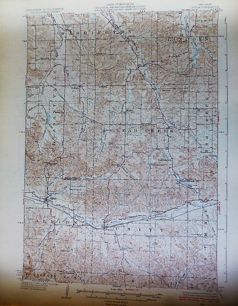 Strum Wisconsin USA topográfiai térkép 1930