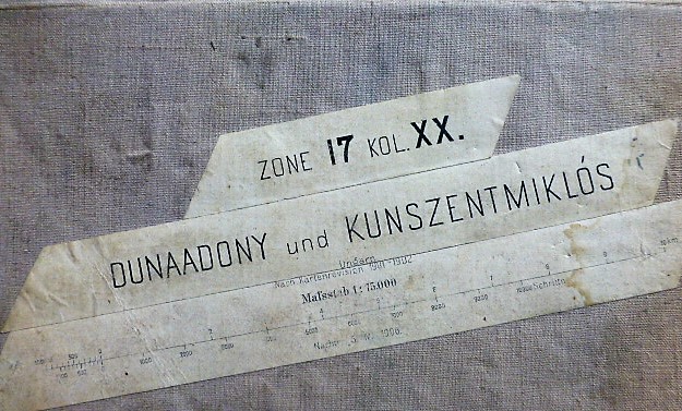 Dunaadony Kunszentmiklós Ráckeve térkép 1909