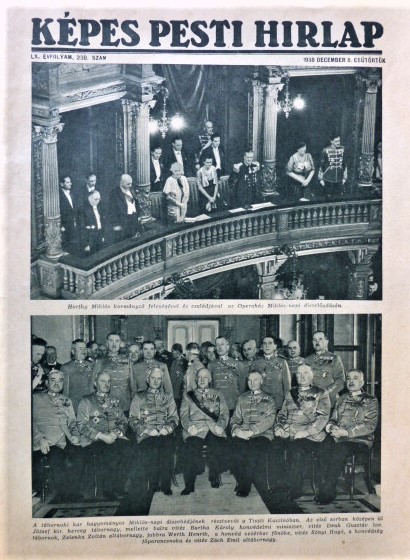 Képes Pesti Hirlap 1938 Horthy Miklós