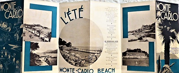 Monte Carlo prospektus 1930-as évek