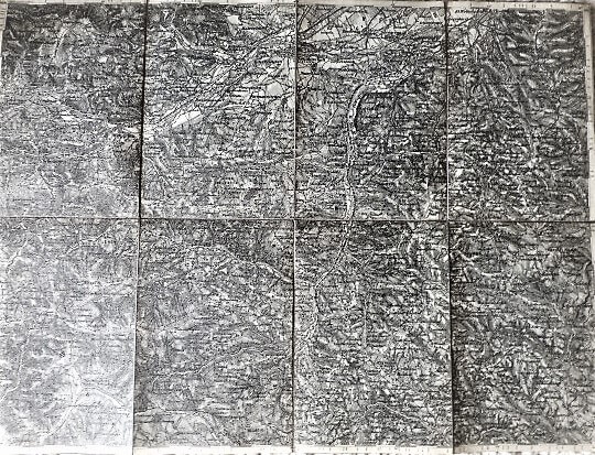 Neukirschen Aspang Ausztria régi térkép 1882