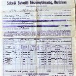 Szlovák Biztosító RT Bratislava kötvény 1926