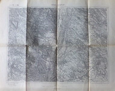 Óbuda Újpest Szentendre Pilis régi térkép 1914