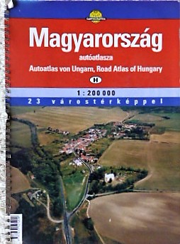 Magyarország autóatlasz 23 város térkép