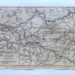 Nyugat és Közép Galicia régi térképe