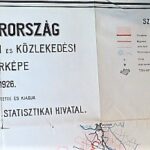 Magyarország Közlekedési és Közigazgatási Térkép 1926