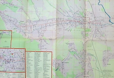 Miskolc régi térkép 1964