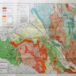 Sopron környékének régi geológiai térkép 1928