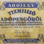 Adójegy Tízmillió adópengőről 1946