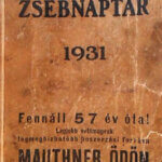 Borászati zsebnaptár 1931 Mauthner Ödön