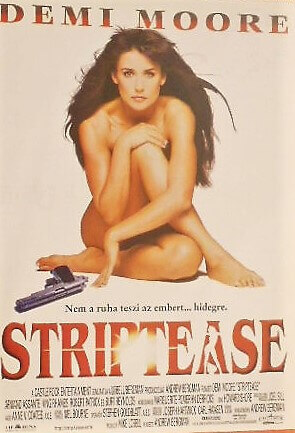 Demi Moore Striptease film képeslap