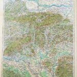 Zagreb Zagrab Varazdin Kroatien Landkarte Croatia old map 1925