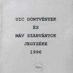 UIC öntvények és MÁV szabványok jegyzéke 1996