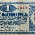 1 Korona 1920 papír pénz