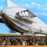 LZ 3 léghajó Zeppelin képeslap