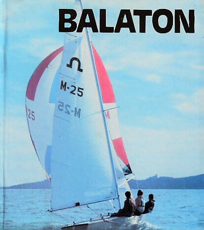 Balaton képes könyv 9 nyelven kis méret 1983